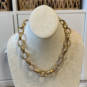 ✨Stella and Dot✨ crystal gold chain necklace